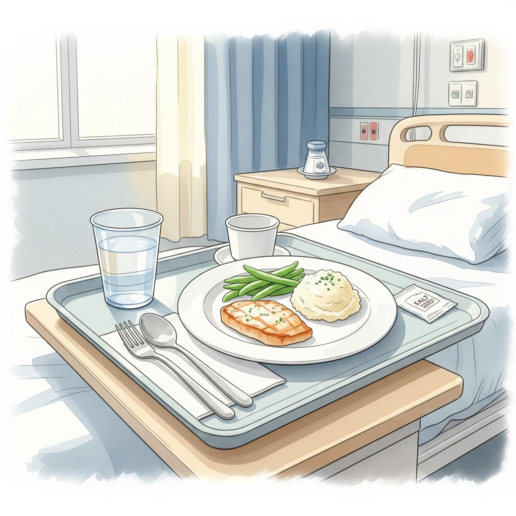 Si crees que la comida de hospital es terrible, la ciencia te acaba de dar la razón