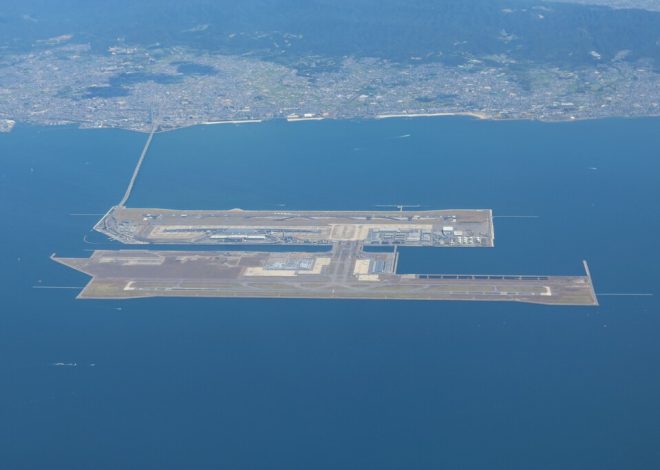 La increíble historia del aeropuerto japonés de Kansai: fue construido en una isla artificial y lleva años hundiéndose