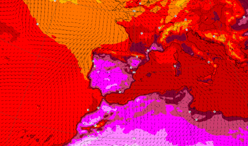 Los 43º son solo el síntoma: esta ola de calor tiene muy poco de normal por culpa de una situación «estacionaria»